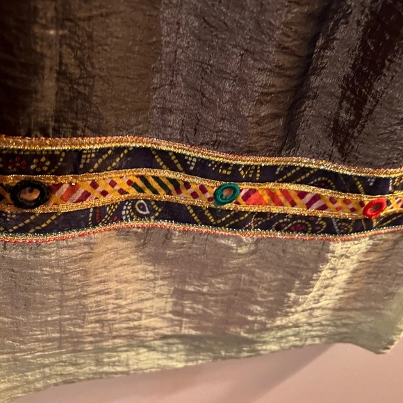 ABS by Allen Schwartz Sheath Dress W/ Cutout Back & Embellished Hem - Size 4 - Picture 6 of 13